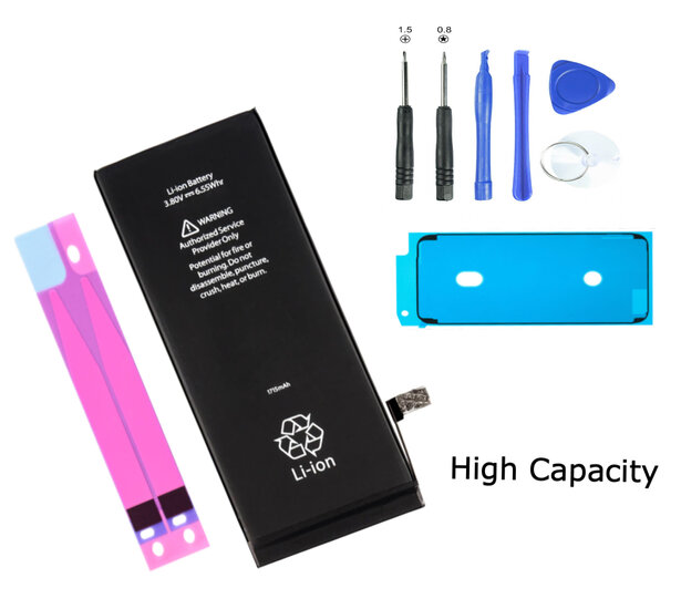 Rubriek elke keer Fraude Batterij iPhone 6s High Capacity batterij zelf vervangen - iPhone Accu Shop  - Specialist in verkoop van de beste AA+ batterijen en originele LCD  schermen