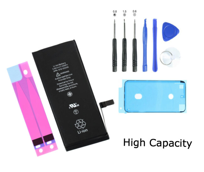 oppervlakte links spoor Batterij iPhone 7 High Capacity zelf vervangen - iPhone Accu Shop -  Specialist in verkoop van de beste AA+ batterijen en originele LCD schermen